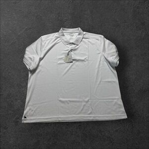 Untuckit performance polo shirt men’s 3XL white short sleeve nwt